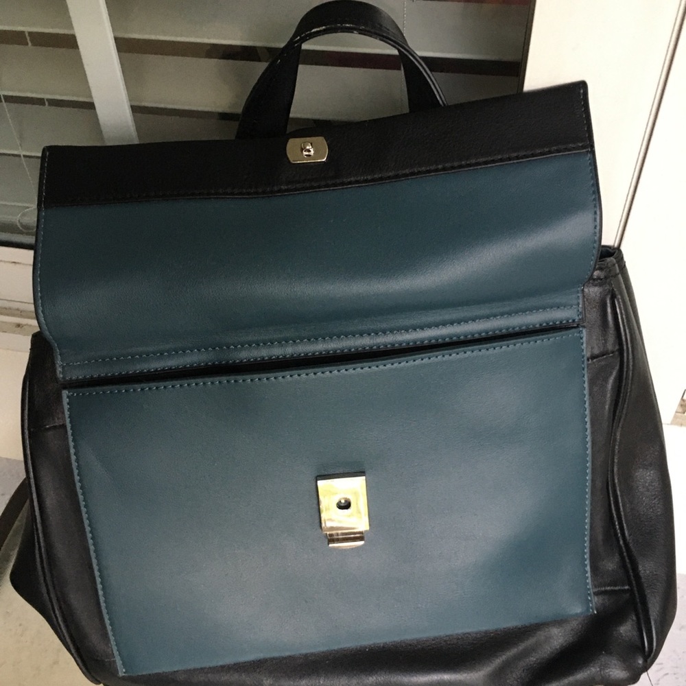 Authentic Perlina Two Tone.Handbag - Picture 7 of 8